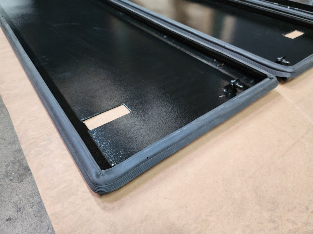 RLD Design - Replacement Canopy Rear Door and 2 Side Doors for Tundra Shortbed BLACK