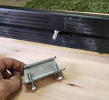Rack Foot Pair - Low Profile Heavy Duty Stainless Steel - Universal Mounting Legs