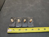 RLD Design - Bedside Track Stud Plates for Canopy Mounting PACK OF 4 (Jeep Gladiator Size Bedside Track)