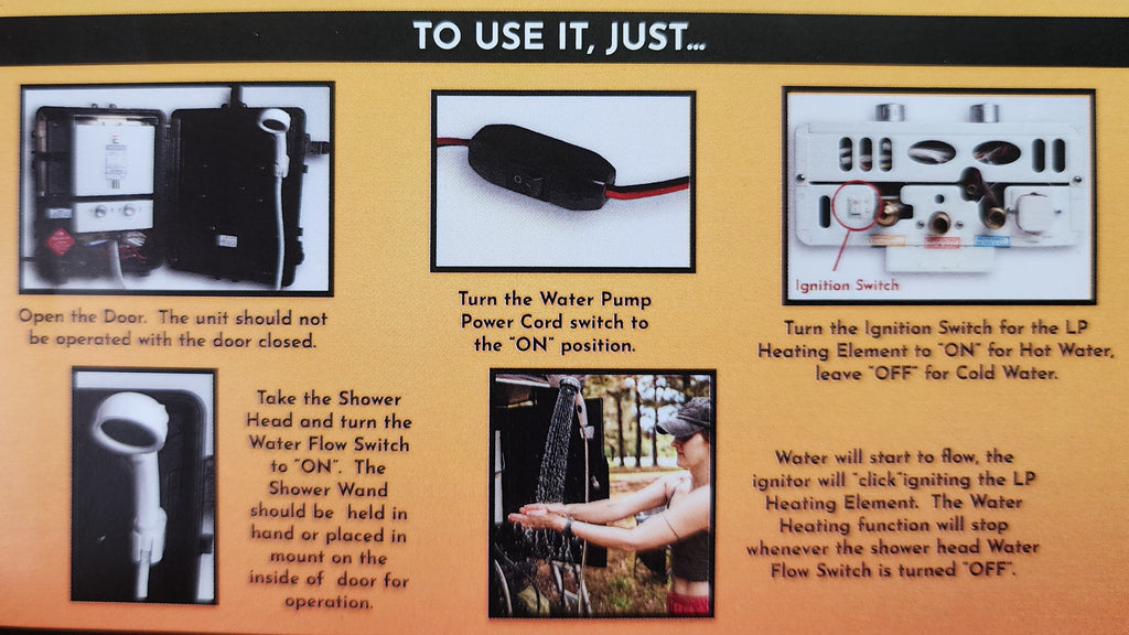 The Overland Shower and Water System - Peak