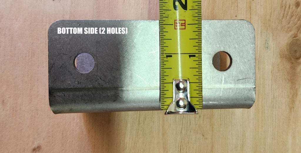 Rack Foot Pair - Low Profile Heavy Duty Stainless Steel - Universal Mounting Legs