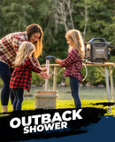 Kakadu Outback Shower - Propane Hot Water System!