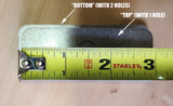 Rack Foot Pair - Low Profile Heavy Duty Stainless Steel - Universal Mounting Legs