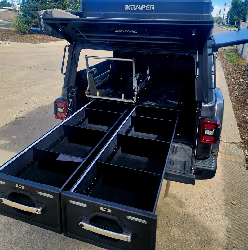 DOUBLE 57" Drawer Kit JEEP GLADIATOR - KUFU