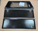 RLD Design - Replacement Canopy Rear Door and 2 Side Doors for Tundra Shortbed BLACK