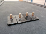 RLD Design - Bedside Track Stud Plates for Canopy Mounting PACK OF 4