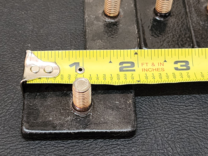 RLD Design - Bedside Track Stud Plates for Canopy Mounting PACK OF 4 (Jeep Gladiator Size Bedside Track)