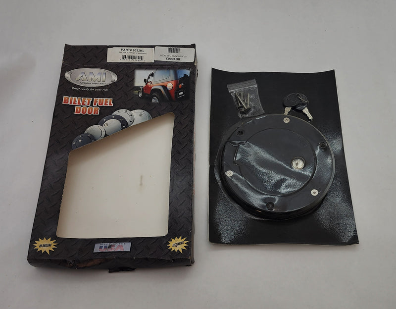 All Sales Mfg 0632KL - Jeep JK 07-16 Fuel Door Locking Billet Aluminum