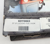 All Sales Mfg 0632KL - Jeep JK 07-16 Fuel Door Locking Billet Aluminum