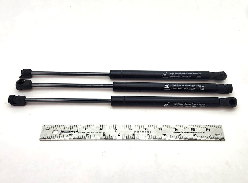 Set of 3 used RLD Canopy Door Gas Struts