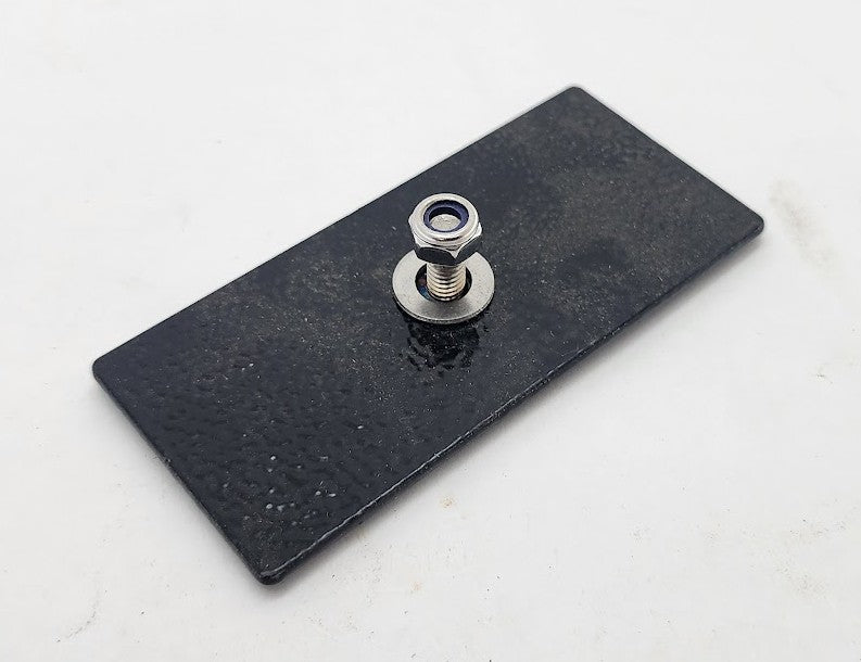 RLD Canopy Interior Celling/Roof Slot Accessory Mounting Bracket Plate - Stainless Steel