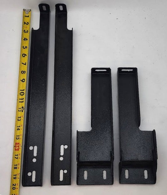 RLD Design Canopy / Cap - Mounting Bracket Set - FORD F150 -  Stainless Steel