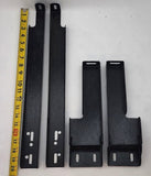 RLD Design Canopy / Cap - Mounting Bracket Set - FORD F150 -  Stainless Steel