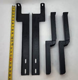 RLD Design Canopy / Cap - Mounting Bracket Set - Ford F350 / F250 Stainless Steel