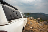 RLD Design - Replacement Canopy Rear Door and 2 Side Doors for 3rd Gen Tacoma Shortbed White - V3 Sliding Side Windows