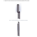 RLD Design Canopy / Cap - Mounting Bracket Set - Ford F350 / F250 Stainless Steel