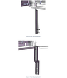 RLD Design Canopy / Cap - Mounting Bracket Set - Ford F350 / F250 Stainless Steel