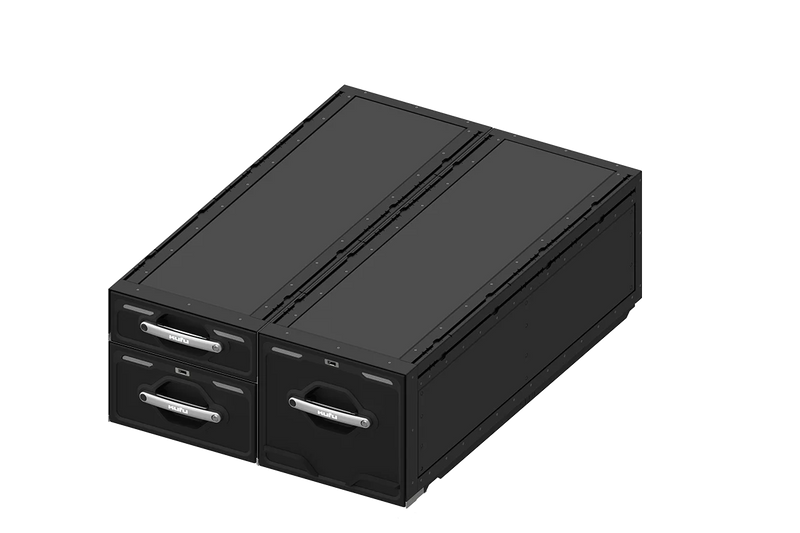TRIPLE DRAWER - 55" Long Kit UNIVERSAL TRUCK BED - KUFU