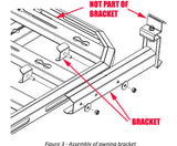 RLD Design - Awning Platform Corner Mounting Bracket for Rhino Rack Pioneer Platforms