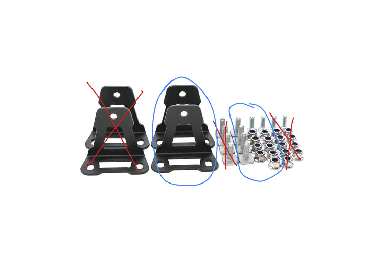 Leitner Designs ACS Rooftop Tent Brackets (set of two brackets & hardware)