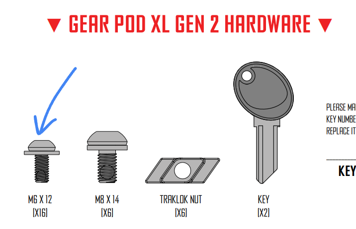 Leitner Designs Hex Black Button Head M6x12mm Bolts 4pcs