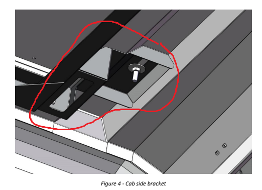 Truck Canopy / Cap - RLD Design Drop Table Mounting Bracket SET of 2 Stainless Steel Ceiling Roof Mounts