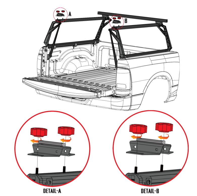 Leitner Designs LEITNER DESIGNS Quick Release Hand Knobs - Set of 2