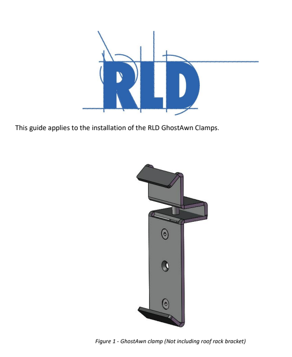 RLD Ghost Awning Bracket SET - Stainless Steel