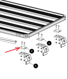 Front Runner Roll Top Leg Pair Height Spacer Plates 6mm - LASS027
