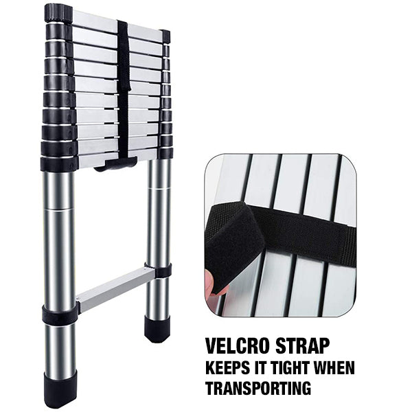 Universal Rooftop Tent Telescopic Ladder with Hooks