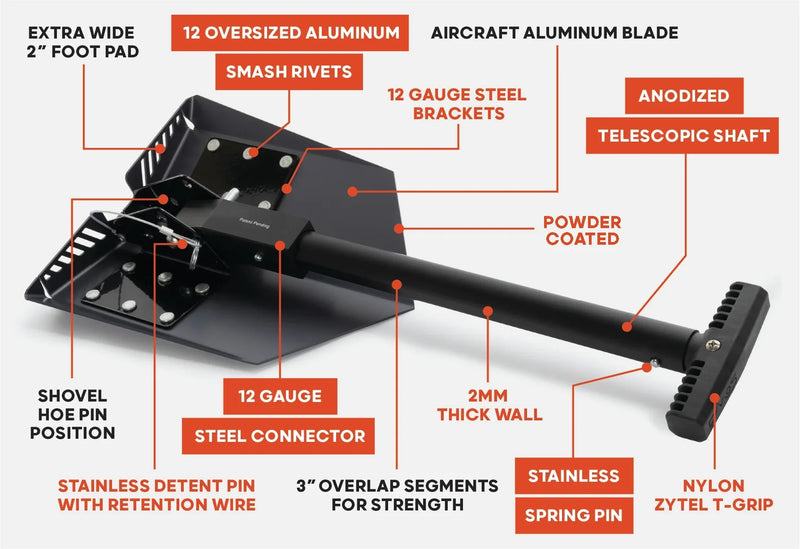 PRO Delta Shovel - Aluminum