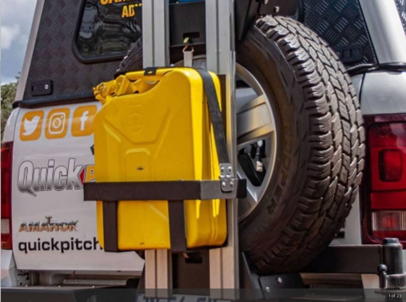 Quick Pitch Spare Tire Wheel Cargo Mount