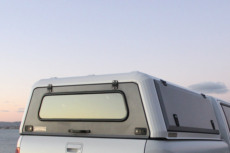 RLD Design Stainless Steel Truck Cap - Ford F-150 / Raptor Truck Cap/Canopy 6.5ft Bed Black/Black